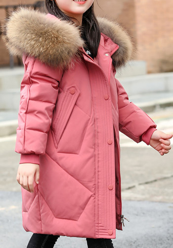 Kinder Wintermantel Fleece Kinder Baumwolle Daunenmantel Bekleidung Trendige Kinderbekleidung Jacke