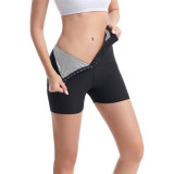 Frauen Sport Fitness Breasted Korsett Sweat-Shaping Hose