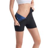 Women Sports Fitness Breasted Corset Sweat-Shaping Pants