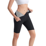 Frauen Sport Fitness Breasted Korsett Sweat-Shaping Hose