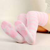 Women Striped Tall Socks