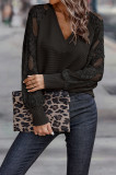 Women'S Knitting Shirt V-Neck Lace Loose Casual Autumn And Winter Tops For Women