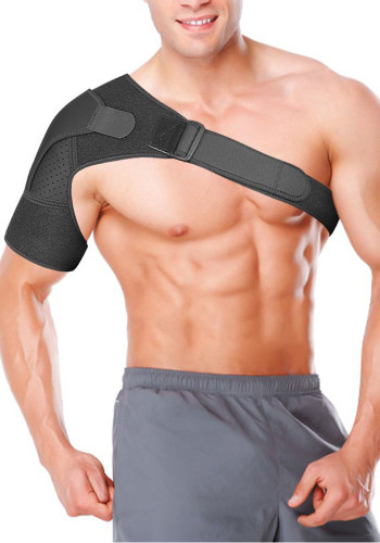 Protetor de ombro esportivo Alças de ombro ajustáveis ​​masculinas e femininas Protetor de ombro respirável Protetor de tensão de ombro com cadarço