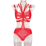 Women Sexy Mesh Bodysuit Lingerie