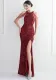 Plus Size Women Sequin Formal Party Evening Dress