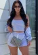 Women Sexy Solid Color Three-Piece