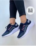 Women flat ace-up breathable sneakers