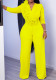 Ladies Autumn Fashion Chic Elegant V Neck Wide Leg Plus Size Africa Jumpsuit