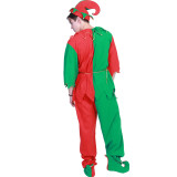 Parent-child family Christmas elves luxury 7-piece suit party event costumes
