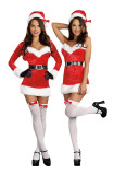 erotic lingerie Sexy Christmas dress Suspenders Three-Piece Christmas costumes Uniforms