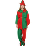 Parent-child family Christmas elves luxury 7-piece suit party event costumes