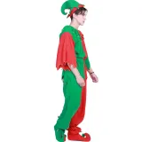 Parent-child family Christmas elves luxury 7-piece suit party event costumes