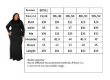 Women's African Casual Dress Turtleneck Plus Size Dress