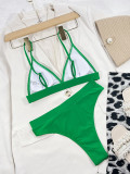 Women's swimwear Leopard print bikini Two Pieces swimwear