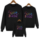 New Year'S 2023 Fashion Loose Family Parent-Child T-Shirt Clothes Round Neck Long Sleeves Casual Sweatshirt