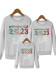 Happy New Year 2023 Family Parent-Child Outfit Long-Sleeved Round Neck Sweatshirt