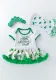 Baby Girl Short Sleeve Romper Dress Socks Hair Accessories Three-Piece