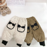 Baby Girl Fleece Print Harem Pants