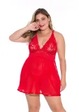 Sexy lingerie plus Plus Size Plus Size Lace Sexy See Through Sexy pajamas Sexy pajamas