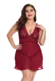 Sexy lingerie plus Plus Size Plus Size Lace Sexy See Through Sexy pajamas Sexy pajamas