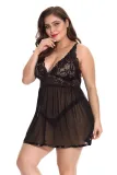 Sexy lingerie plus Plus Size Plus Size Lace Sexy See Through Sexy pajamas Sexy pajamas