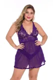 Sexy lingerie plus Plus Size Plus Size Lace Sexy See Through Sexy pajamas Sexy pajamas