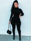 Women Sexy Slim Black Jumpsuit