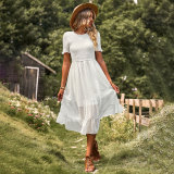 Kadın yazlık kısa kollu elbise
