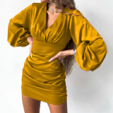 Women Sexy Long Sleeve Bodycon Dress