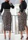 Women Printed Slit Dress