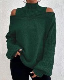 Suéter con hombros descubiertos para mujer