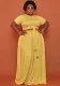 Plus Size Women Loose Short Sleeve Top and Skirt Two-Piece Set