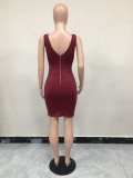 Sexy bodycon-jurk met veters voor dames