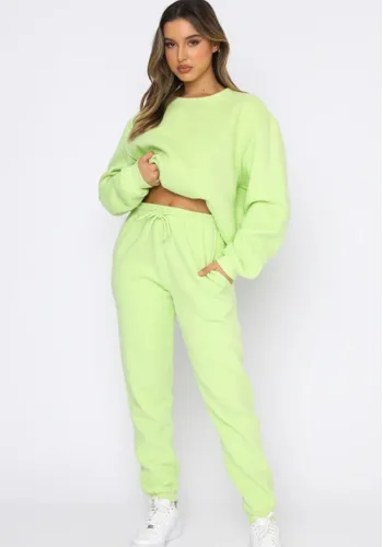 Solid Round Neck Pullover Pants Women's Fashion Casual Long Sleeve Hoodies Set