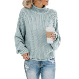 Autumn And Winter Knitting Shirt Women'S Turtleneck Pullover Sweater