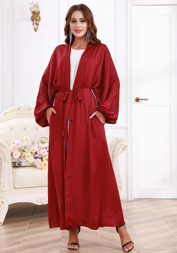 Ladies Dress Dubai Turkey Cardigan Abaya Robe Dress