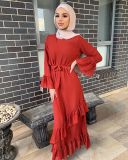 Arabian Girls' Dress Turkish Muslim Women'S Dress Robe