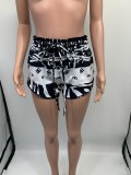 Summer Casual Print Women'S Shorts