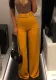 Women Candy Color High Waist Wide Leg Pants (With Belt)