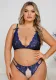 Plus Size Women Lace Sexy Lingerie Two-Piece Set