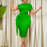 Women's Summer Fashion Bodycon Tonle Plus Size African Dress