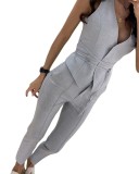 Summer Chic Slim Waist Sexy Vest Tight Pants Two-Piece Set For Women