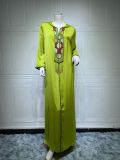 luxury beaded beaded robe jalabia Muslim Dress