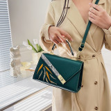 Trendy Solid Color Shoulder Bag Fashion Square Bag Elegant Bag For Women
