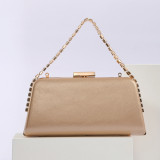 Spring Handbag Bag Fashion Design Chain Shoulder Bag Pu Formal Party Bag Ladies Dinner Bag