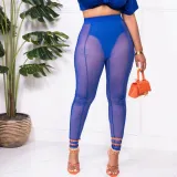 Women'S Sexy Mesh Patchwork Long Pants