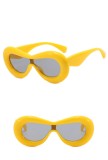 Óculos de sol femininos com covinhas