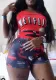Women Printed Tank Top and Shorts Two-Piece Set