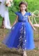 Children's dress princess dress big children's wedding dress girls long section mesh tutu dress