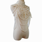 Sexy Tassel Pearl Sweater Chain Fashion Multilayer Pearl Body Chain